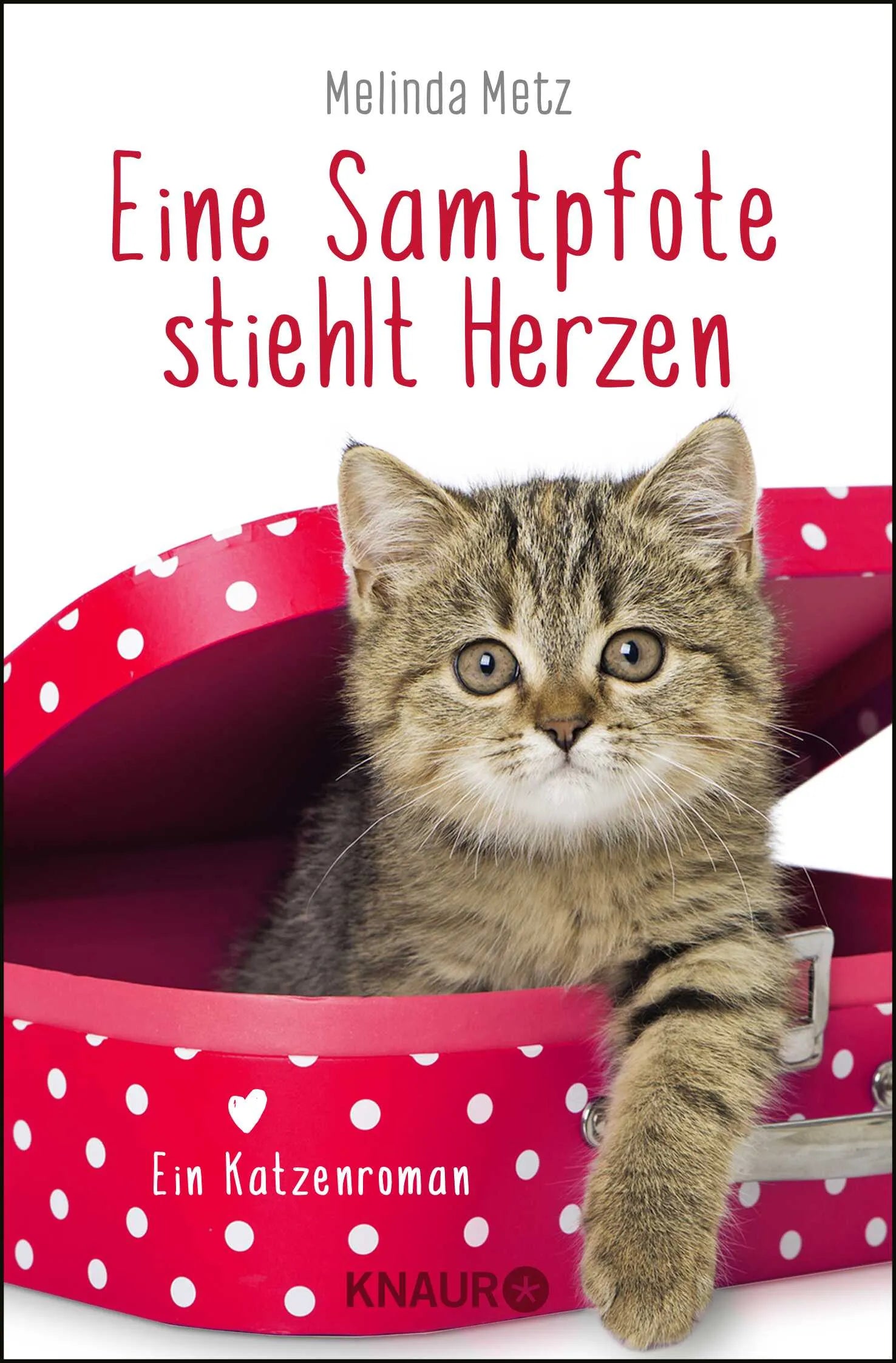 Buchcover von 'Eine Samtpfote stiehlt Herzen' - Taschenbuch von Melinda Metz