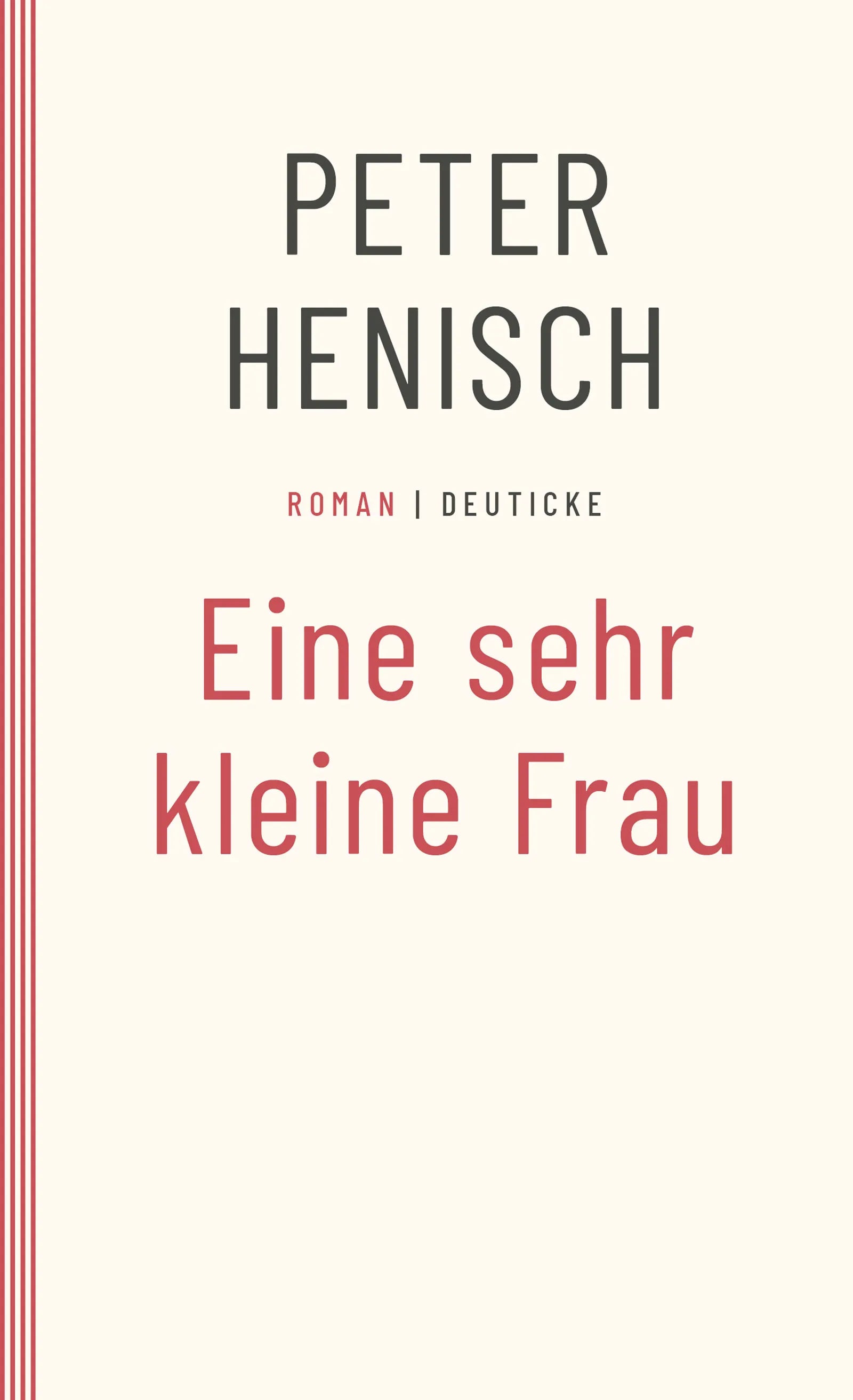Buchcover von 'Eine sehr kleine Frau' - Taschenbuch von Peter Henisch