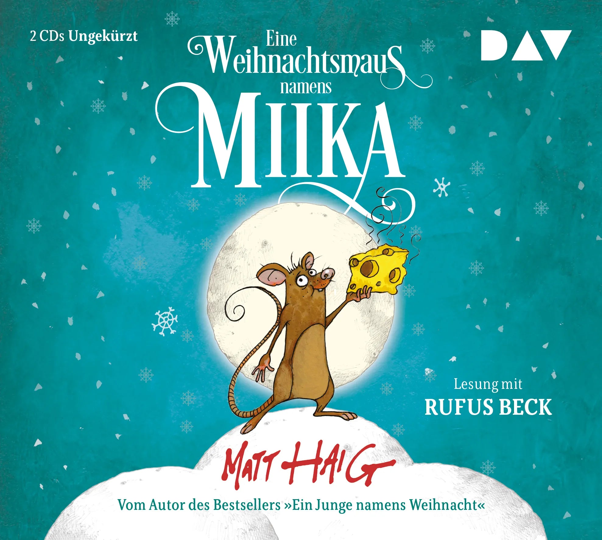 Buchcover von 'Eine Weihnachtsmaus namens Miika' - Hörbuch (CD) von Matt Haig