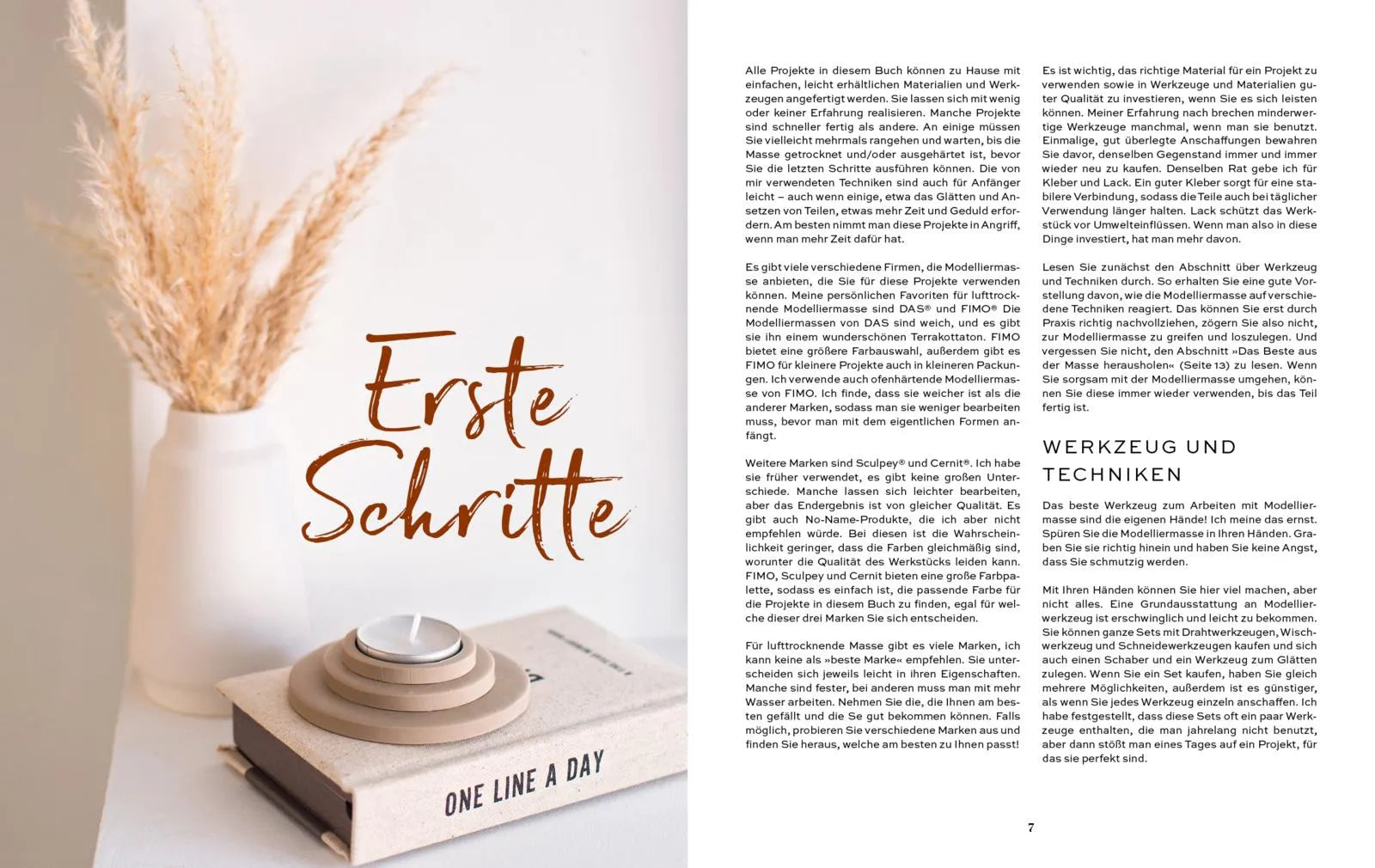 Innenansicht von 'Einfach Töpfern ohne Brennen' - Gebundene Ausgabe