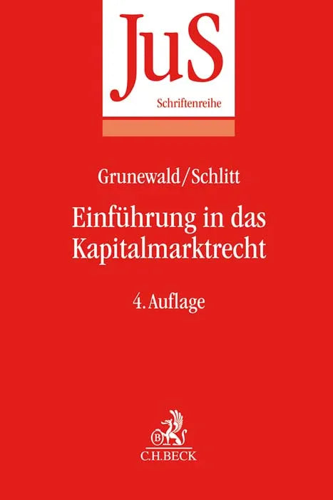 Buchcover von 'Einführung in das Kapitalmarktrecht' - Taschenbuch von Barbara Grunewald
