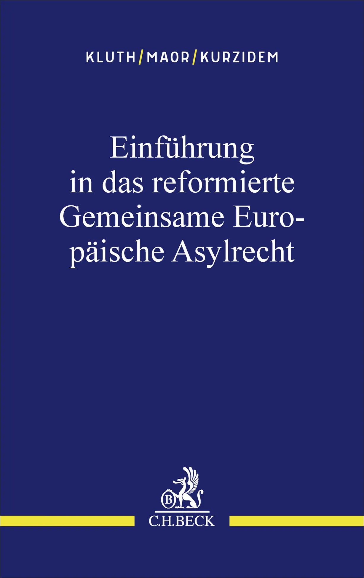 Buchcover von 'Einführung in das reformierte Gemeinsame Europäische Asylrecht' - Taschenbuch von Winfried Kluth