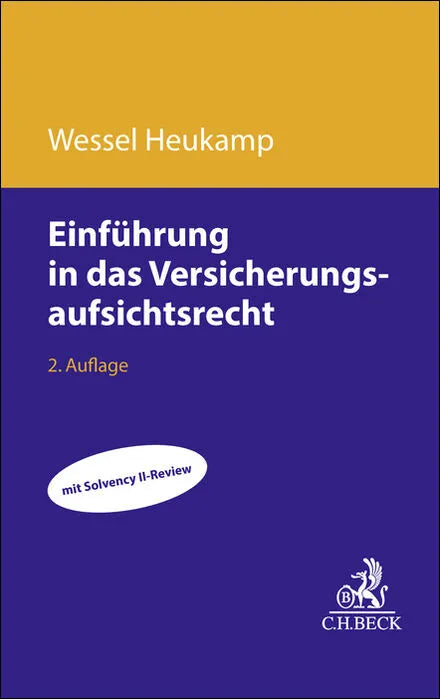 Buchcover von 'Einführung in das Versicherungsaufsichtsrecht' - Taschenbuch von Wessel Heukamp