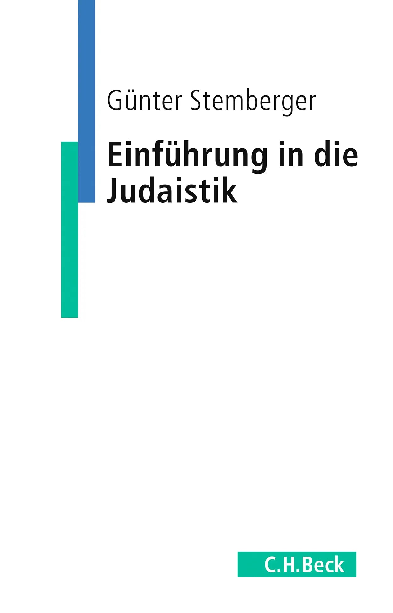 Buchcover von 'Einführung in die Judaistik' - Taschenbuch von Günter Stemberger