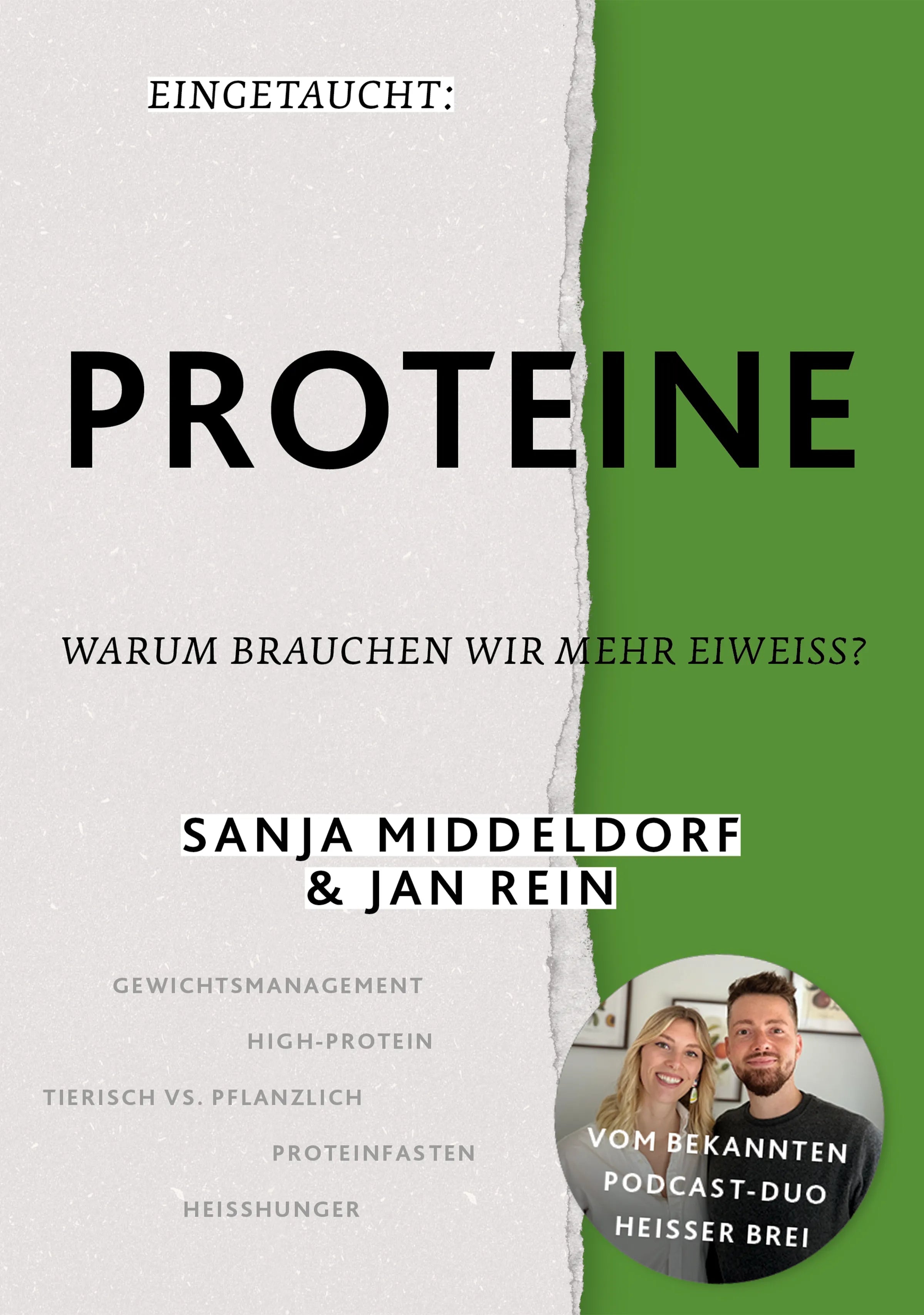 Cover: Eingetaucht: Proteine (E-Book) von Jan Rein