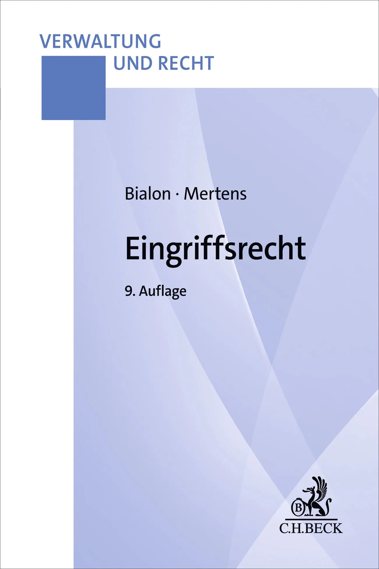 Cover: Eingriffsrecht (Taschenbuch) von Jörg Bialon