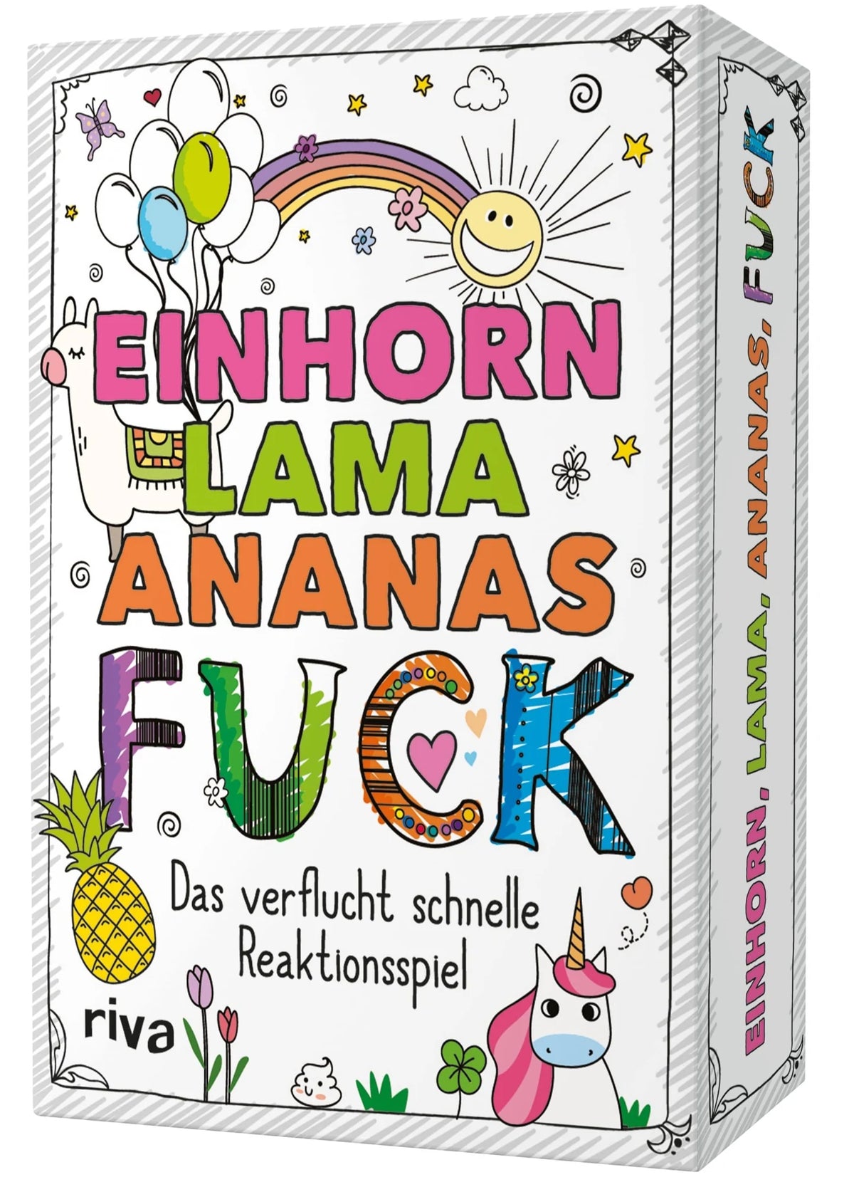 Kartenspiel: Einhorn, Lama, Ananas, FUCK