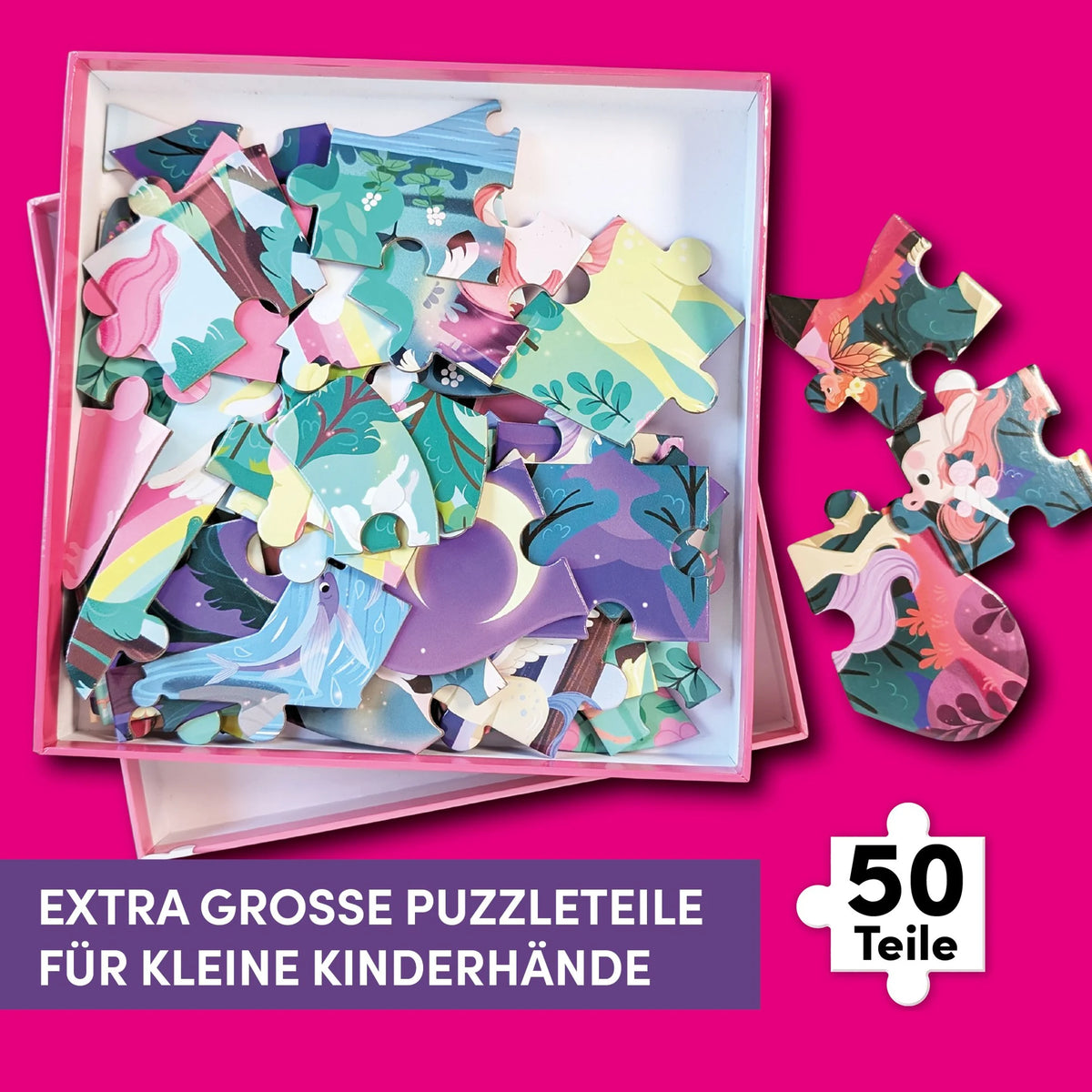 Einhorn XXL-Formpuzzle – Ansicht