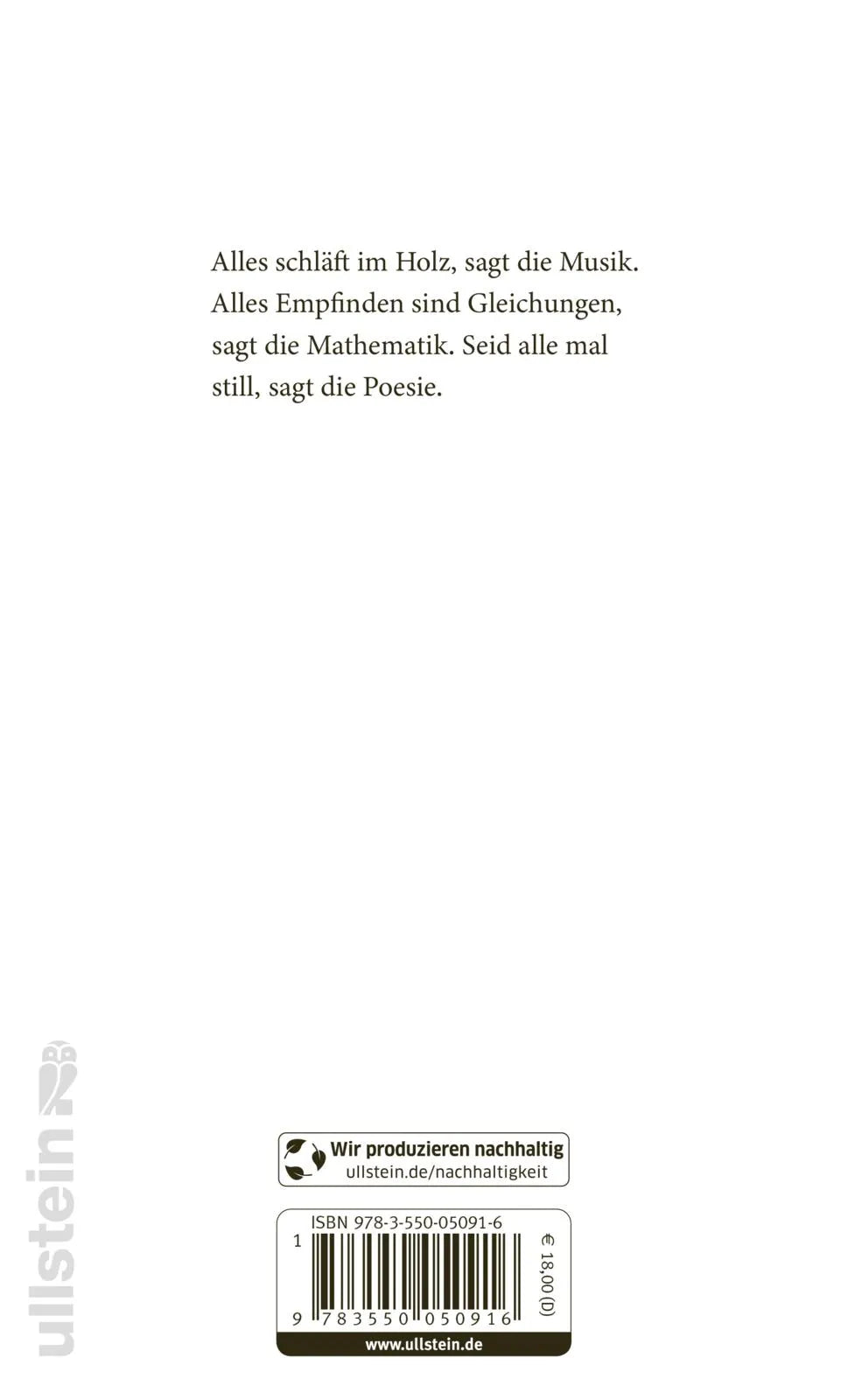 Buchrückseite von 'Einige Gedichte' mit Klappentext - Taschenbuch