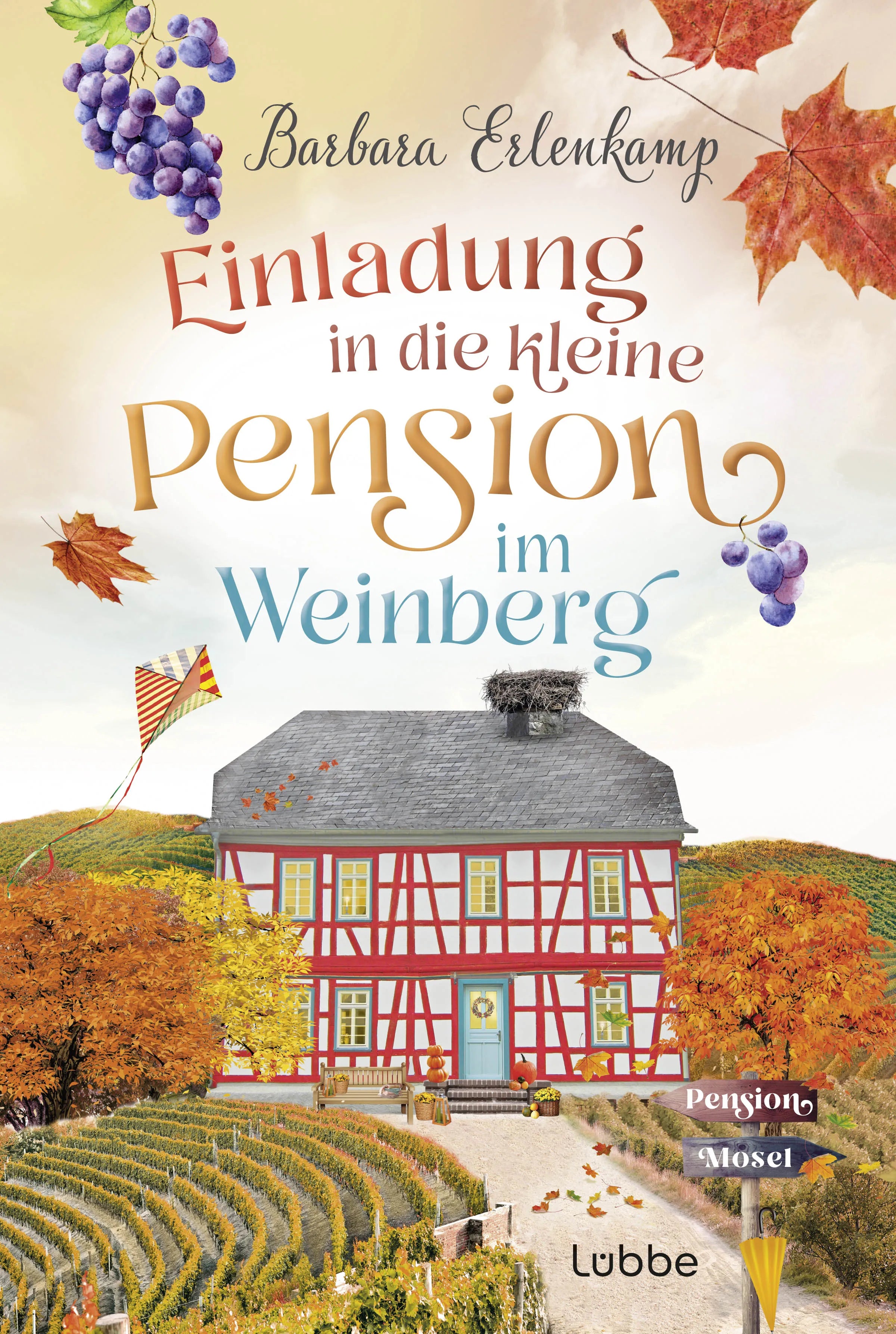 Buchcover von 'Einladung in die kleine Pension im Weinberg' - Taschenbuch von Barbara Erlenkamp