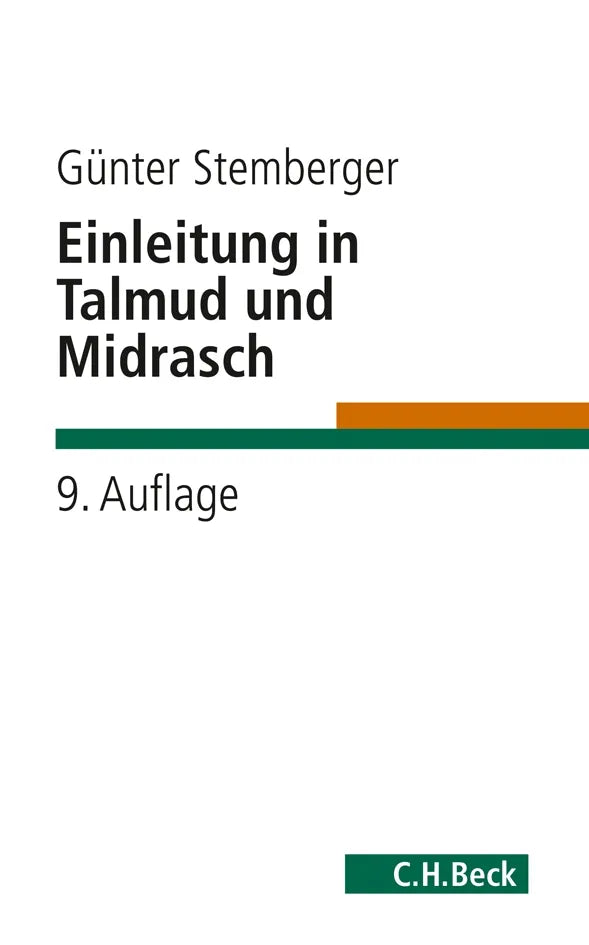 Buchcover von 'Einleitung in Talmud und Midrasch' - Taschenbuch von Günter Stemberger