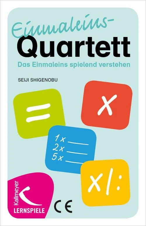 Kartenspiel: Einmaleins-Quartett
