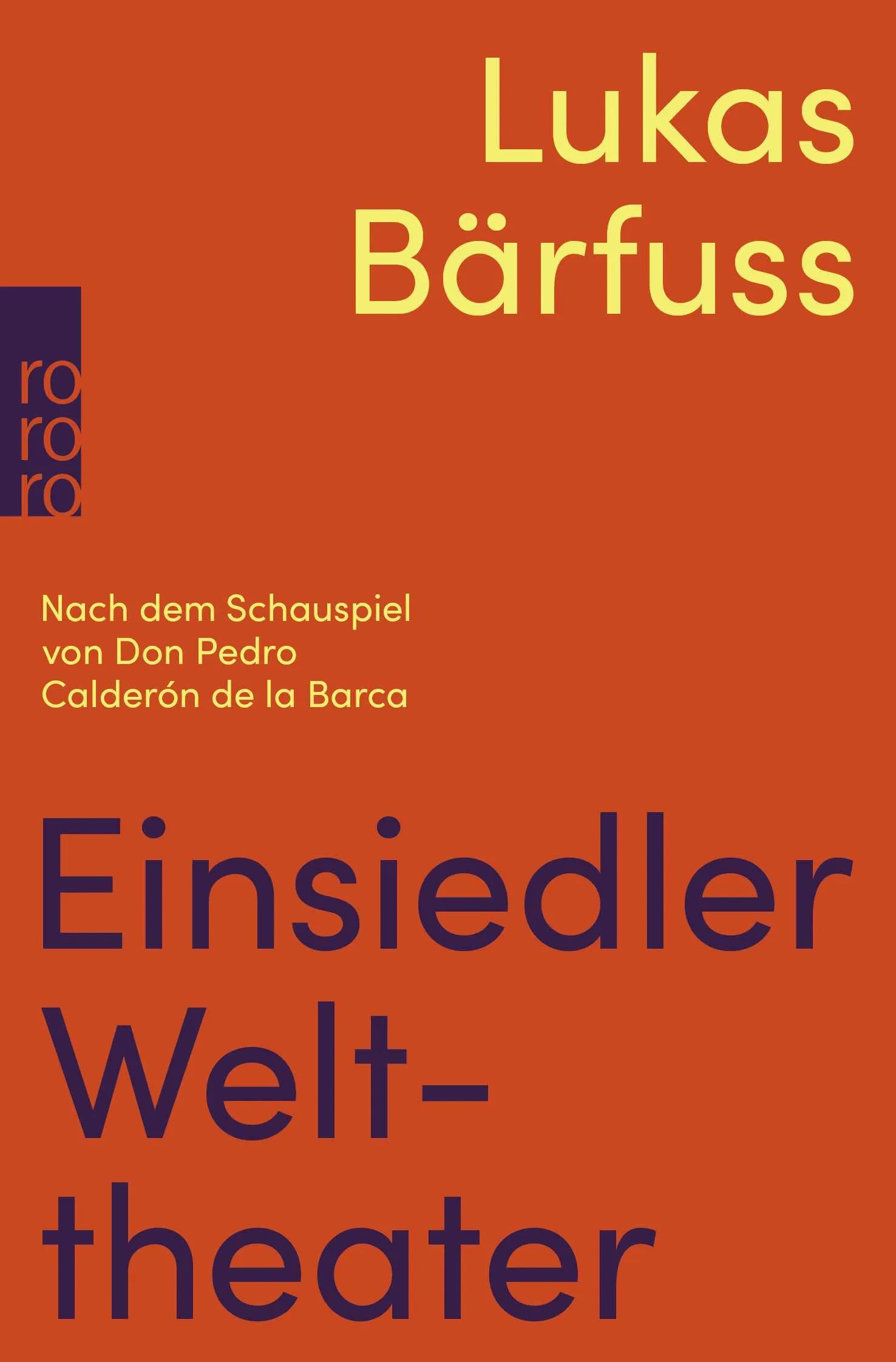 Buchcover von 'Einsiedler Welttheater' - Taschenbuch von Lukas Bärfuss