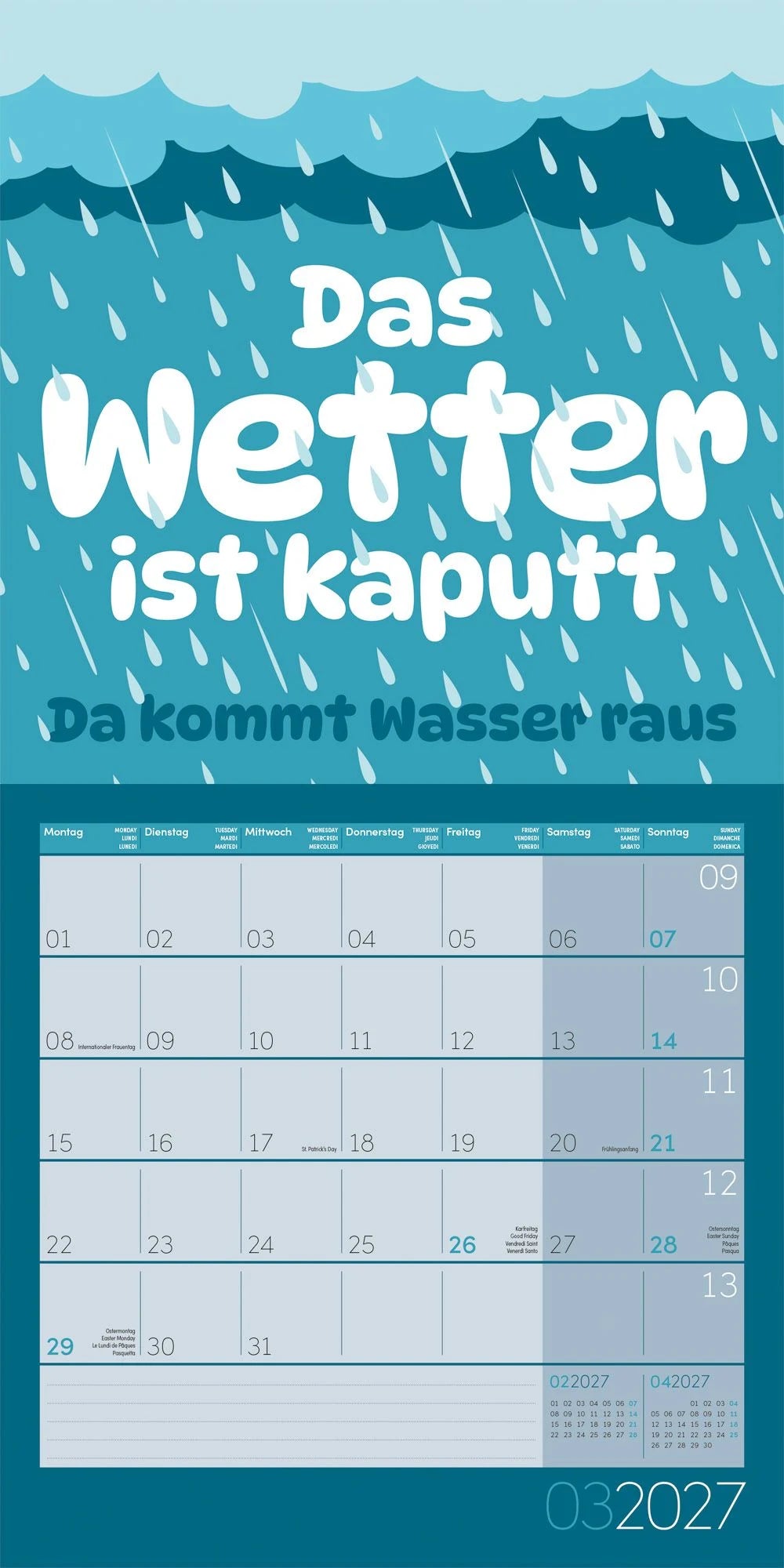 Einspruch Kalender 2027 - 30x30 - Art12 – Ansicht
