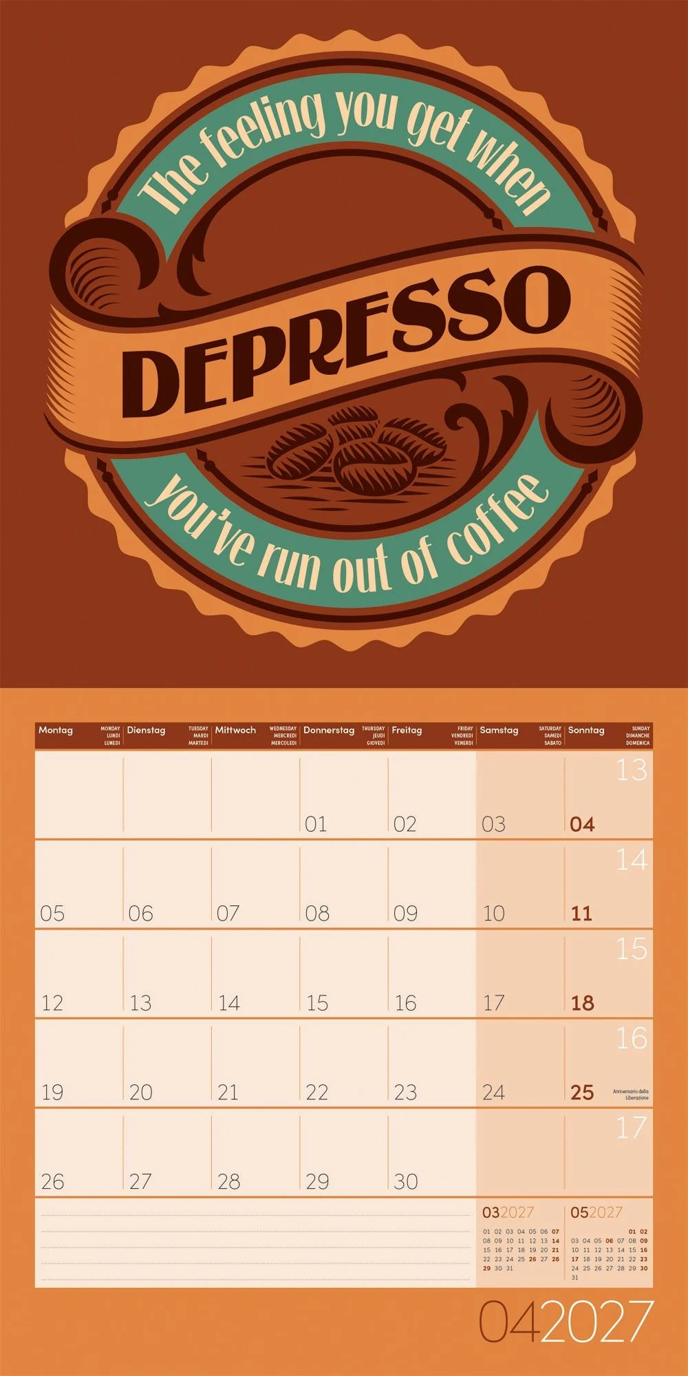 Einspruch Kalender 2027 - 30x30 - Art12 – Ansicht