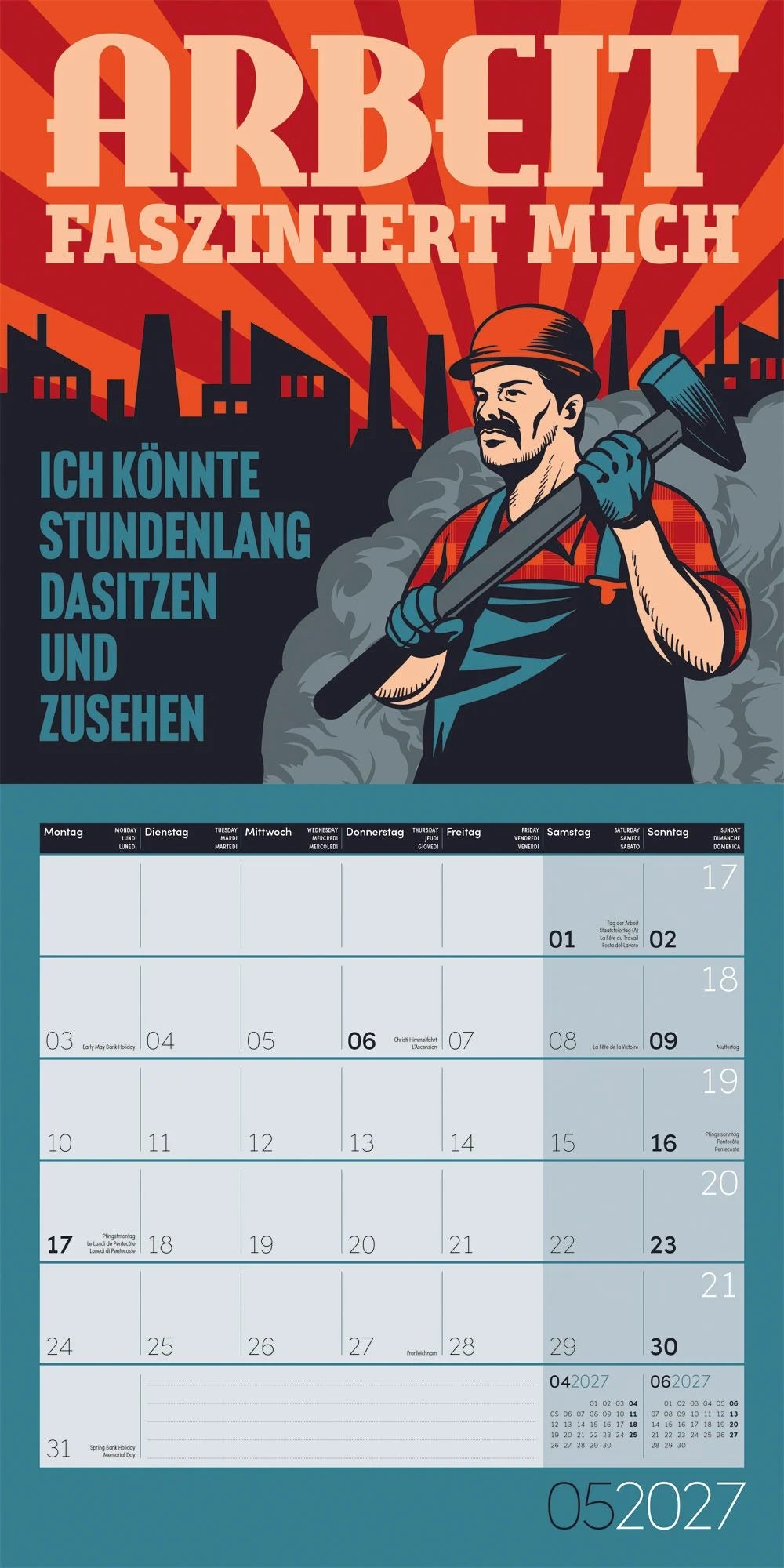 Einspruch Kalender 2027 - 30x30 - Art12 – Ansicht