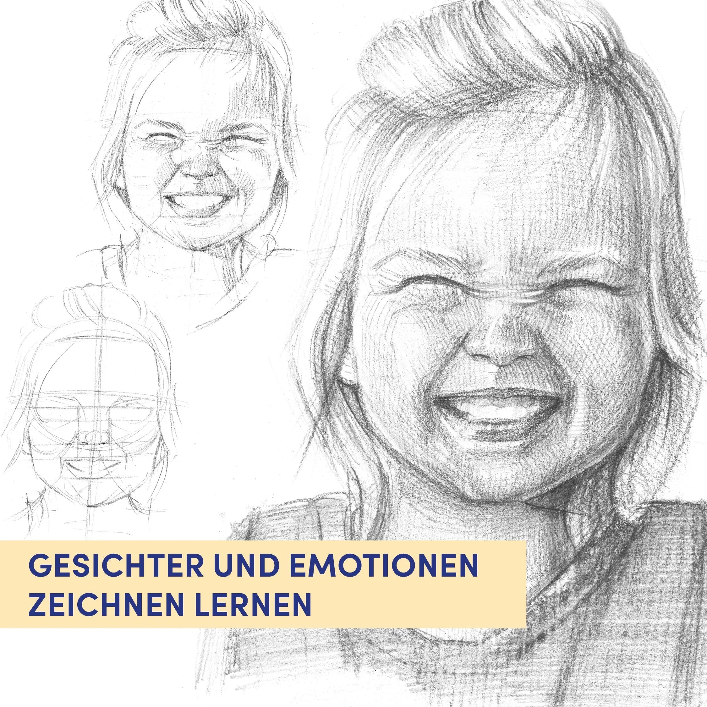 Detailansicht: Einzigartige Porträts zeichnen (Hardcover)