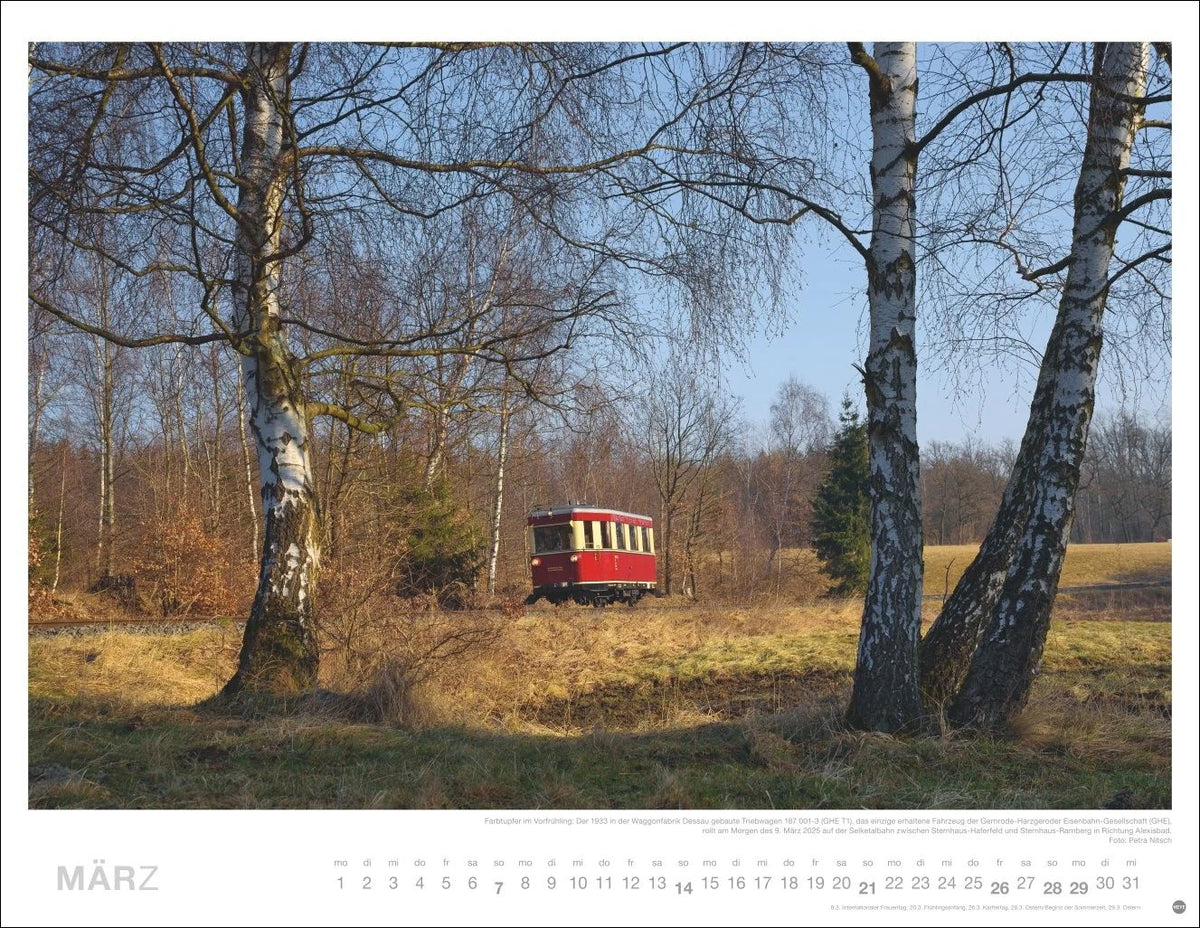 Eisenbahn-Romantik Posterkalender 2027 – Ansicht