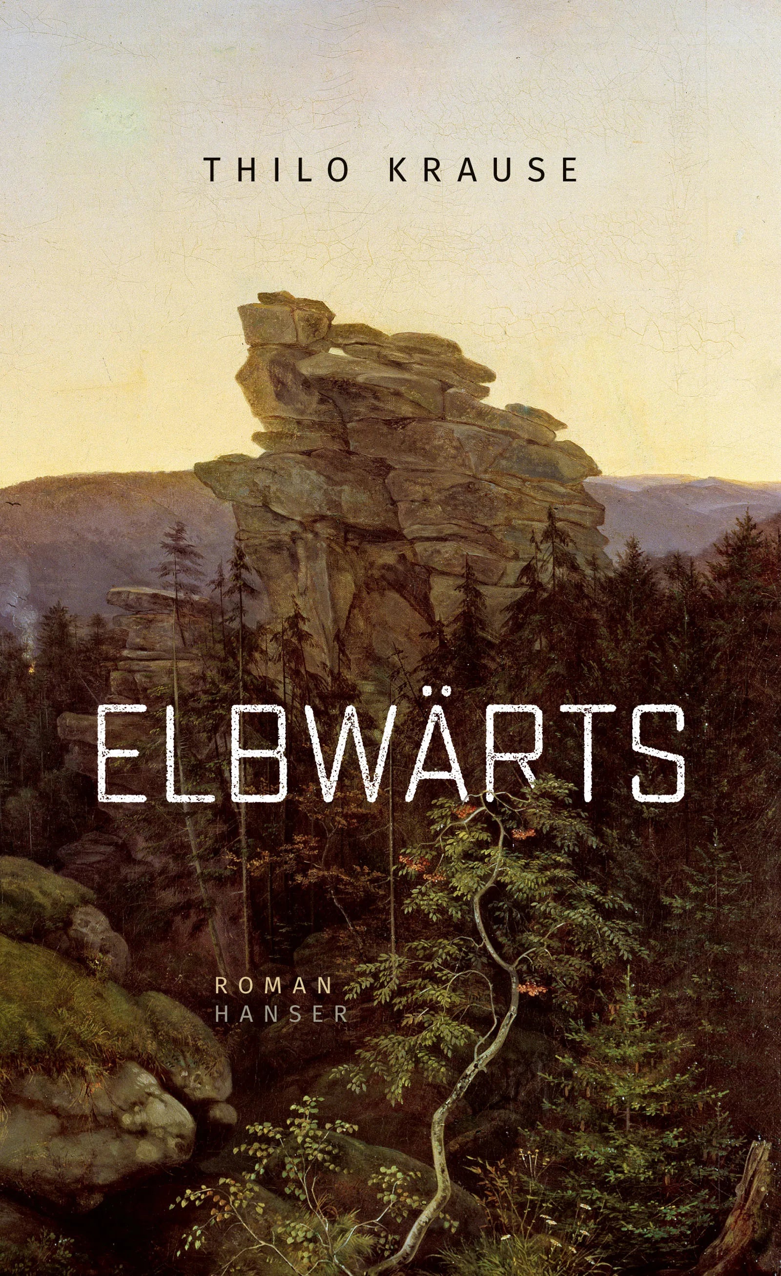 Buchcover von 'Elbwärts' - Gebundene Ausgabe von Thilo Krause