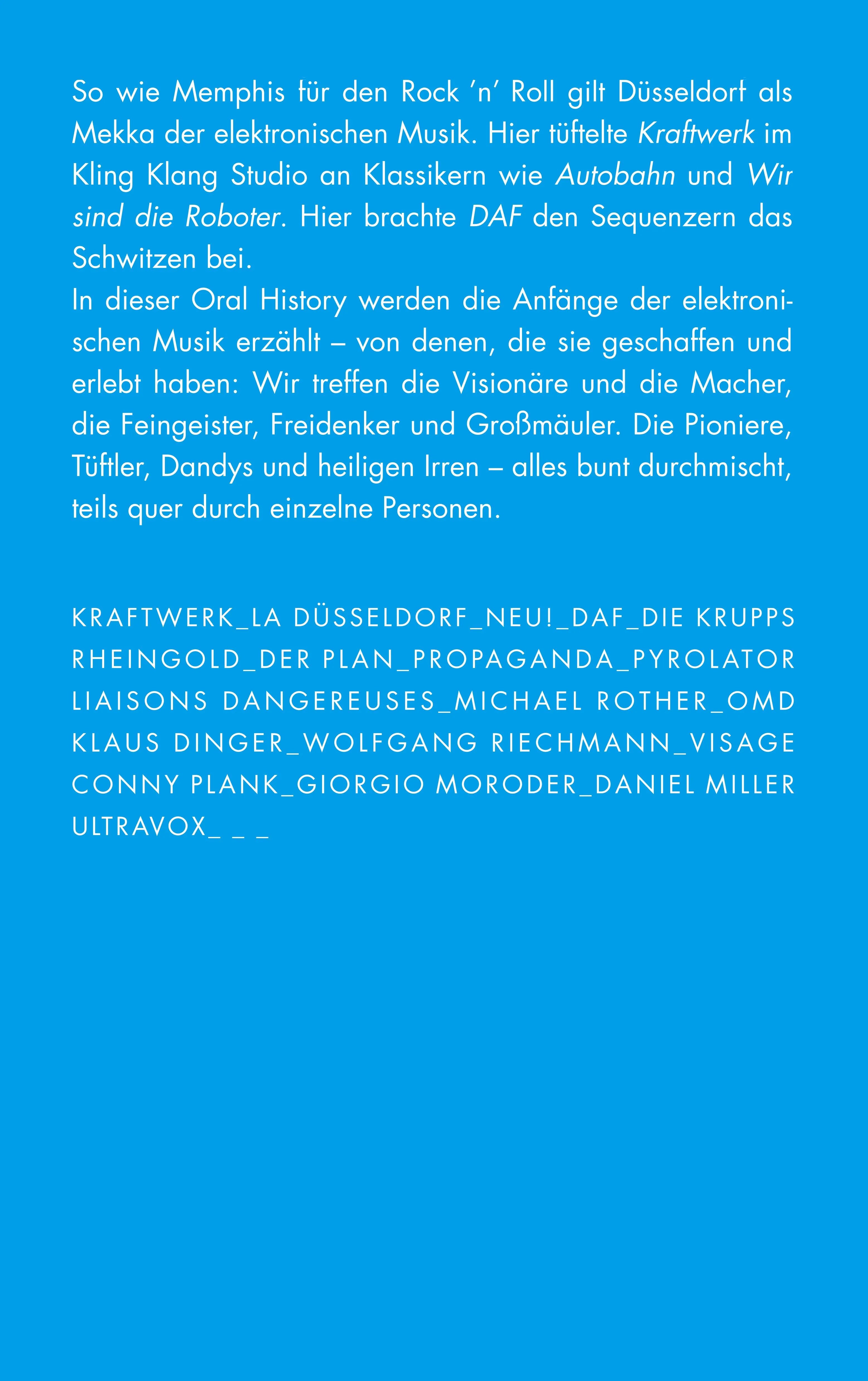 Buchrückseite von 'Electri_City' mit Klappentext - Paperback