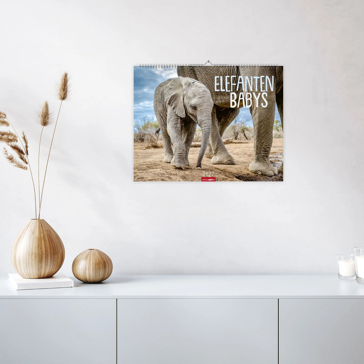 Elefantenbabys Kalender 2027 – Ansicht