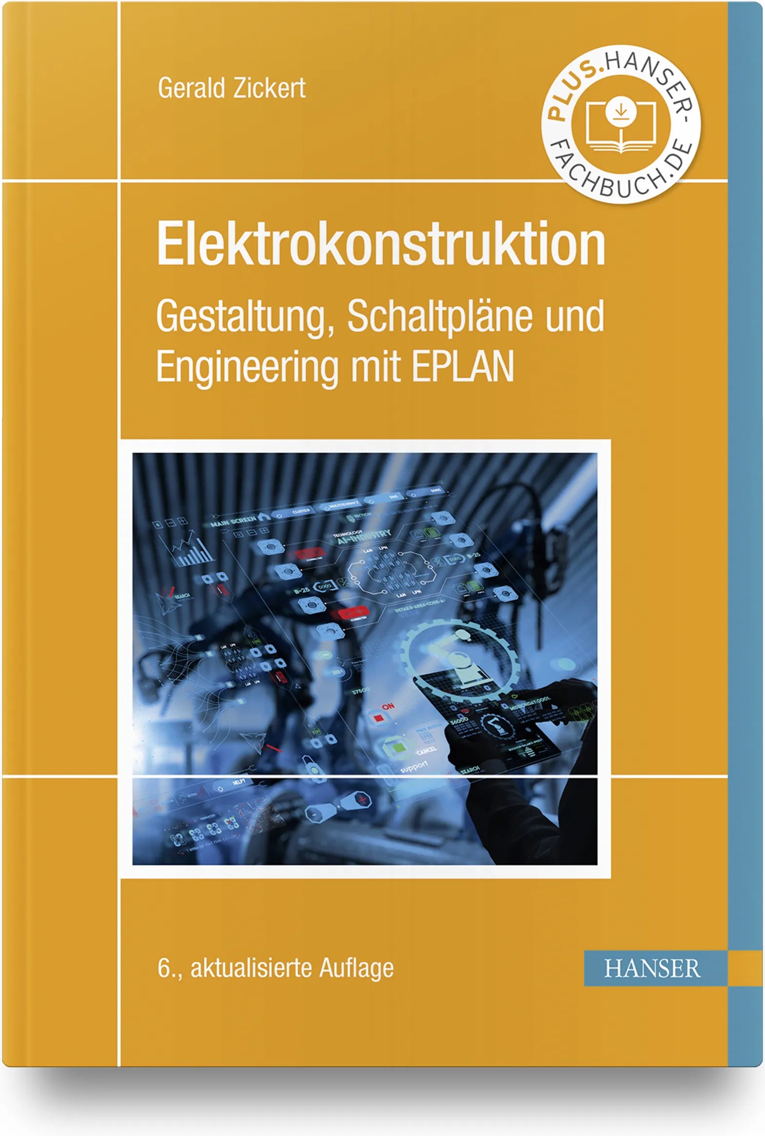 Buchcover von 'Elektrokonstruktion' - Gebundene Ausgabe von Gerald Zickert