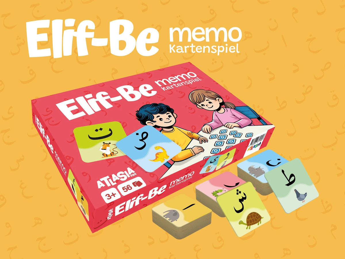 Kartenspiel: Elif-Be Memo Kartenspiel