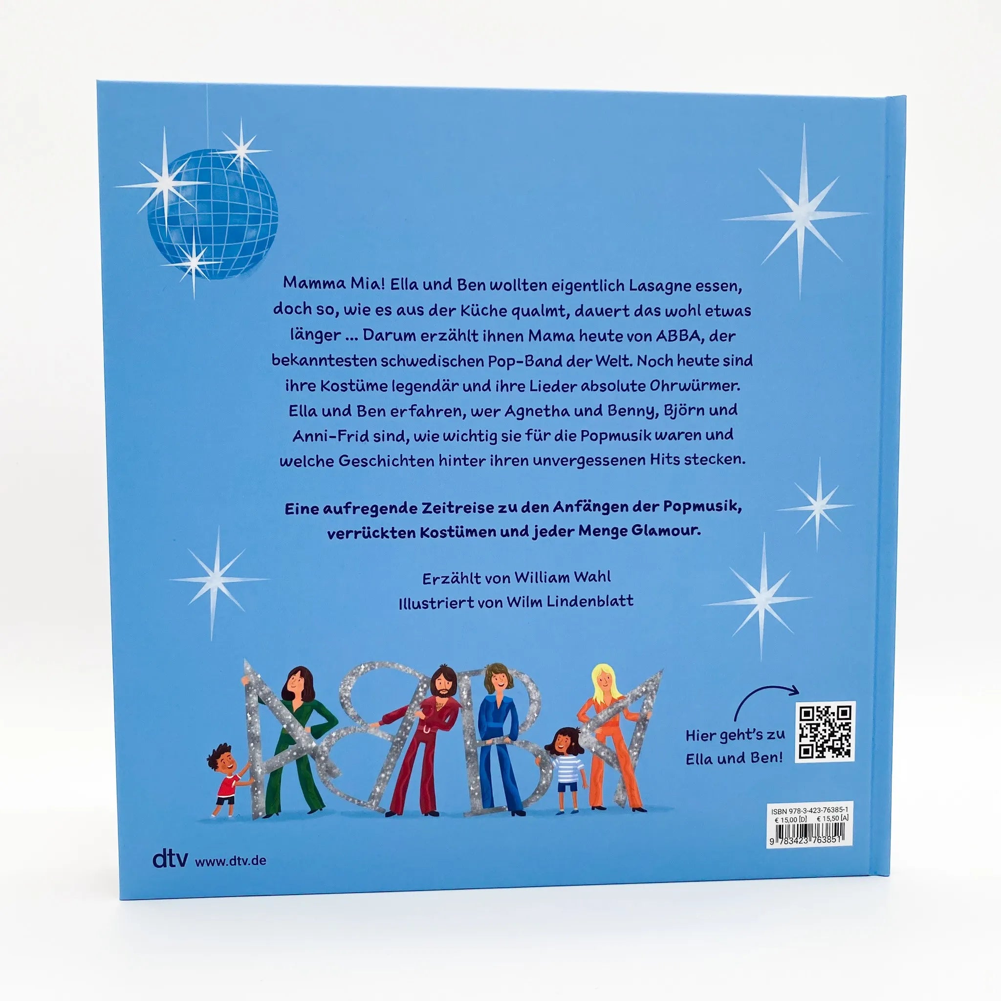 Produktansicht: Ella & Ben und ABBA – Von Glitzerkostümen, Superhits und jeder Menge Mamma Mia (Gebundene Ausgabe)