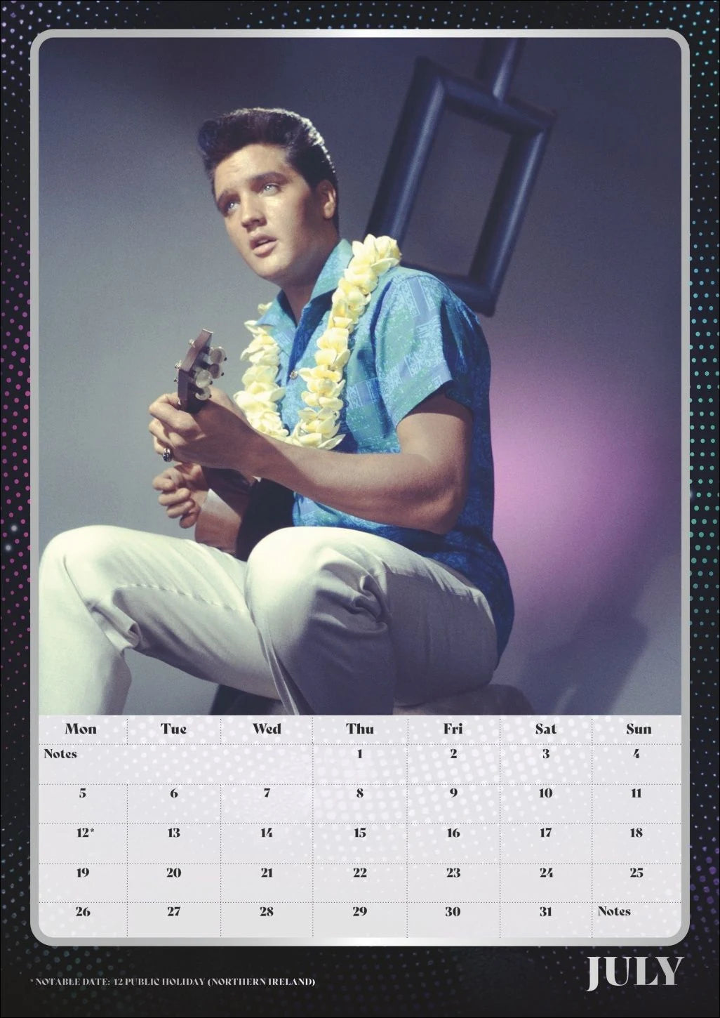 Elvis Posterkalender 2027 – Ansicht