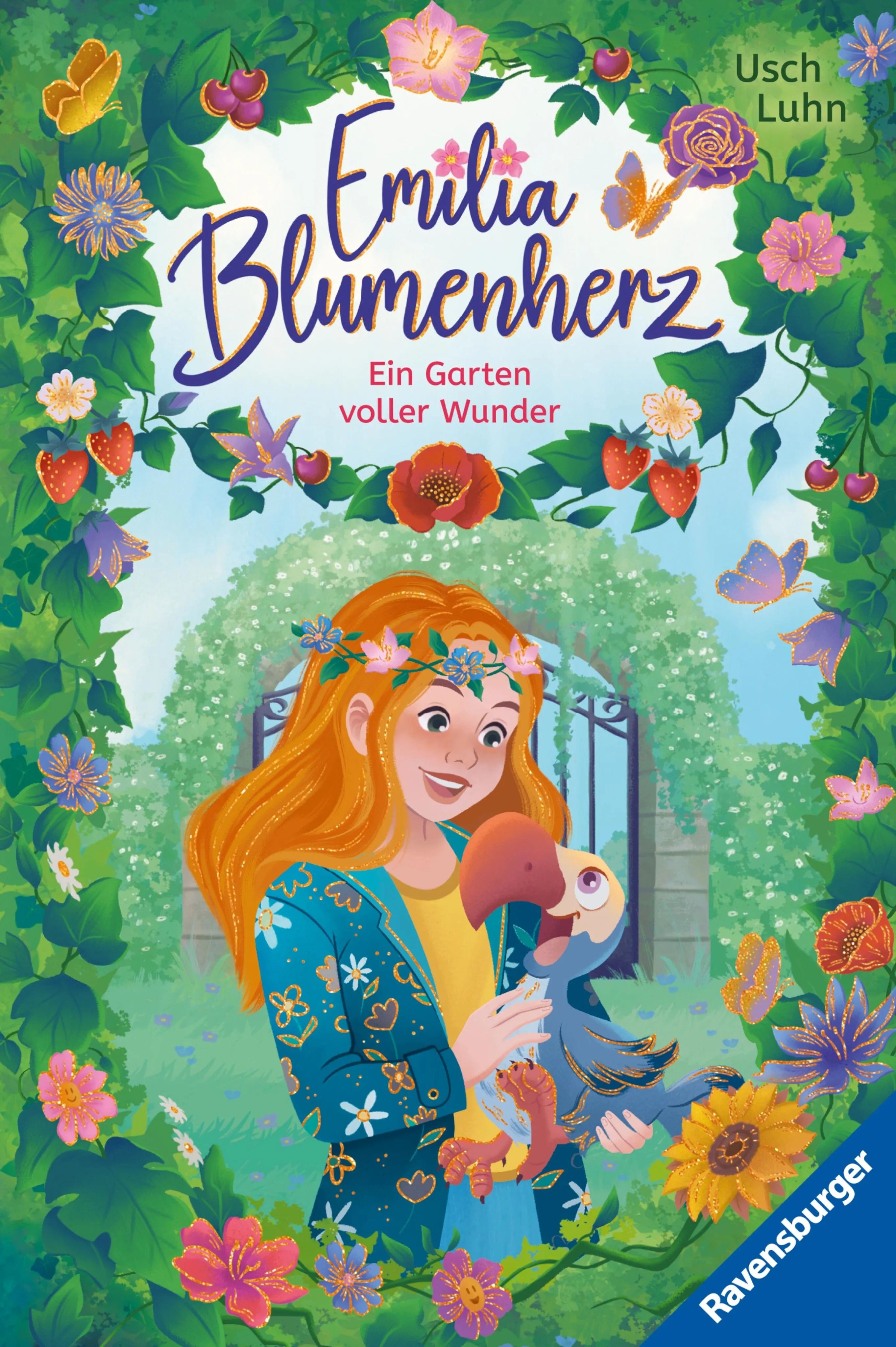 Cover: Emilia Blumenherz, Band 2 - Ein Garten voller Wunder (E-Book) von Usch Luhn
