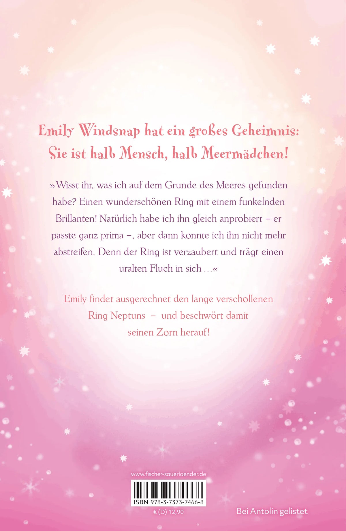 Rückseite: Emily Windsnap – Die Entdeckung (Hardcover)