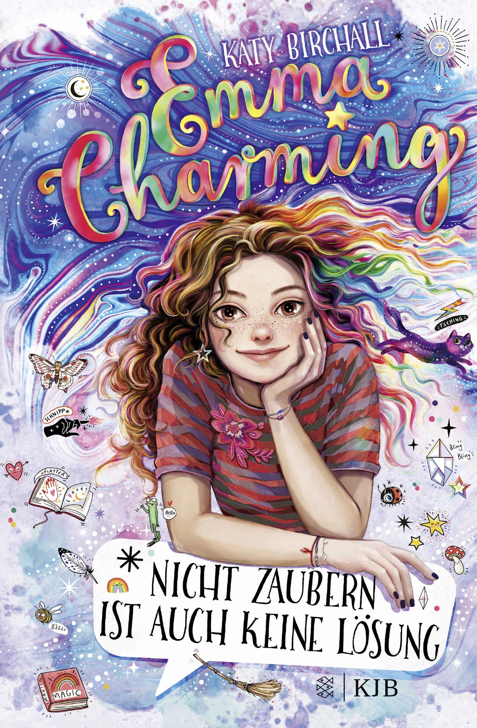 Buchcover von 'Emma Charming – Nicht zaubern ist auch keine Lösung' - Gebundene Ausgabe von Katy Birchall