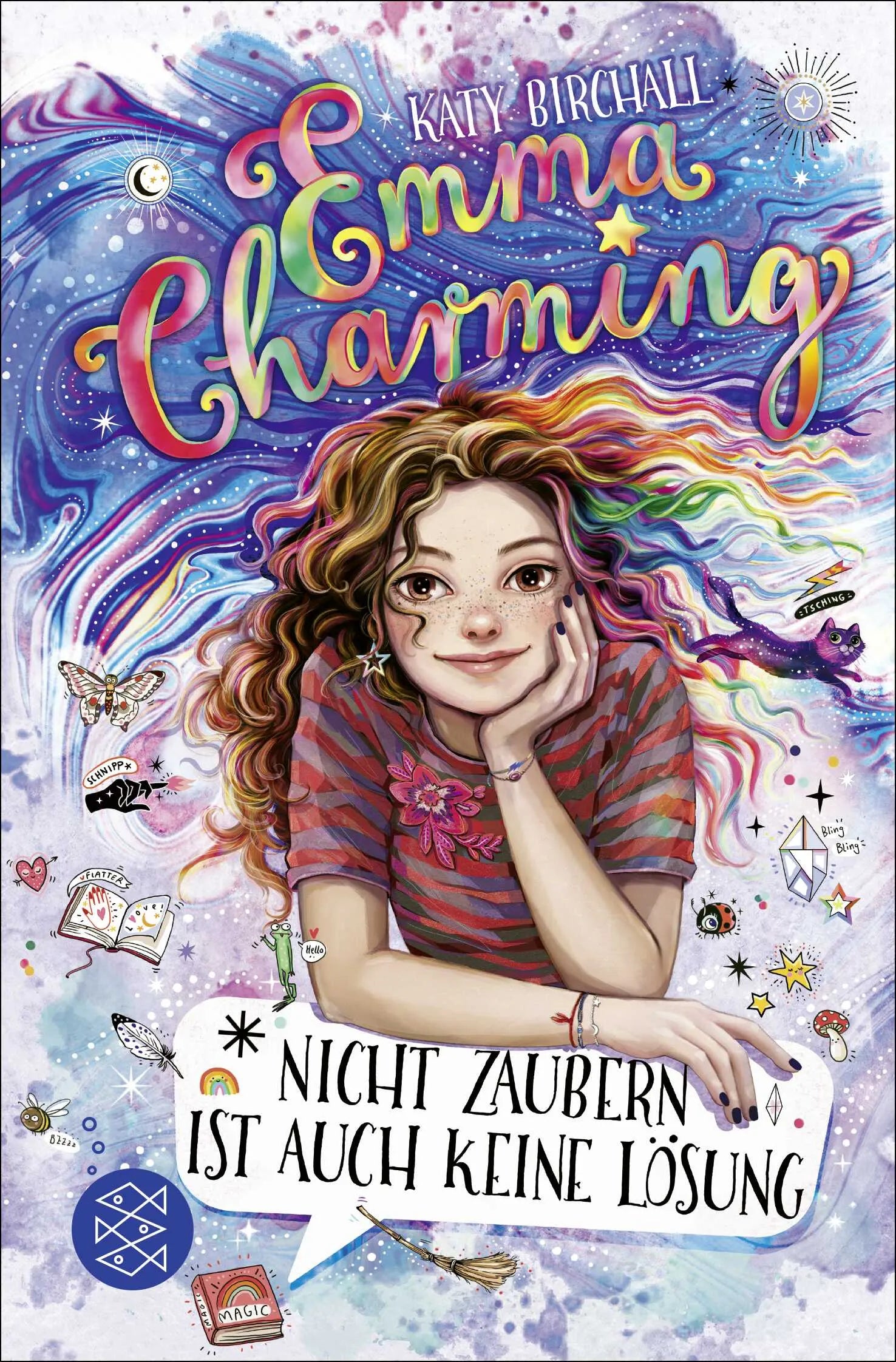 Buchcover von 'Emma Charming – Nicht zaubern ist auch keine Lösung' - Taschenbuch von Katy Birchall