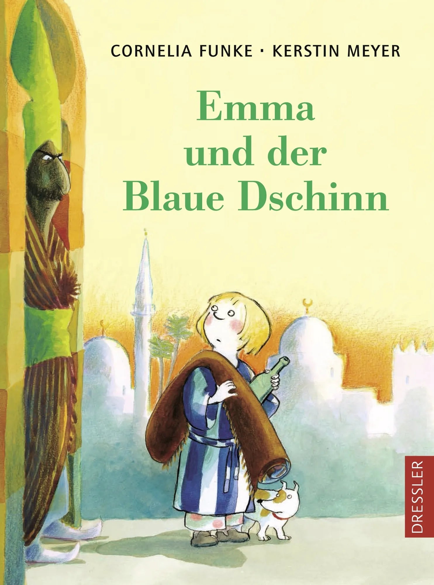 Buchcover von 'Emma und der Blaue Dschinn' - Gebundene Ausgabe von Cornelia Funke