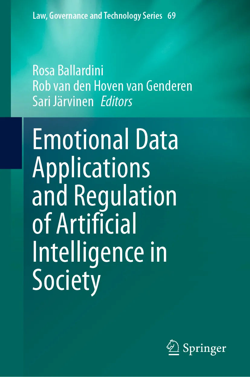 Cover: Emotional Data Applications and Regulation of Artificial Intelligence in Society (E-Book)