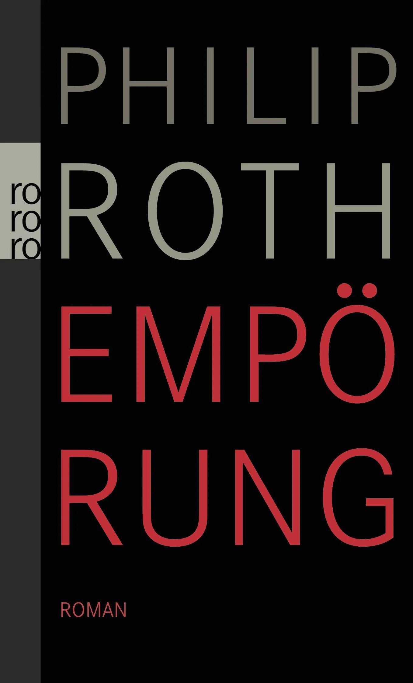 Buchcover von 'Empörung' - Taschenbuch von Philip Roth