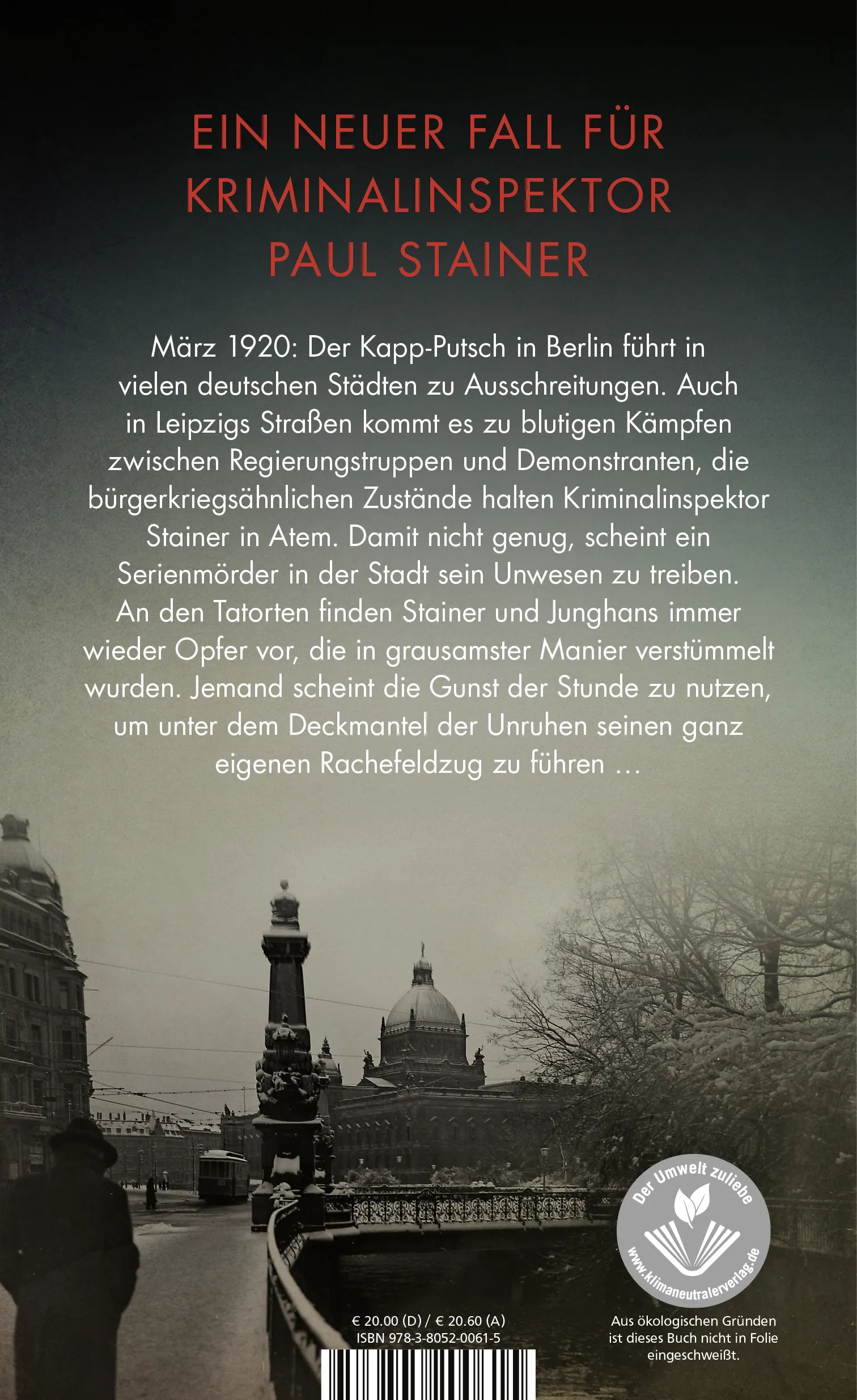 Buchrückseite von 'Engel des Todes' mit Klappentext - Gebundene Ausgabe