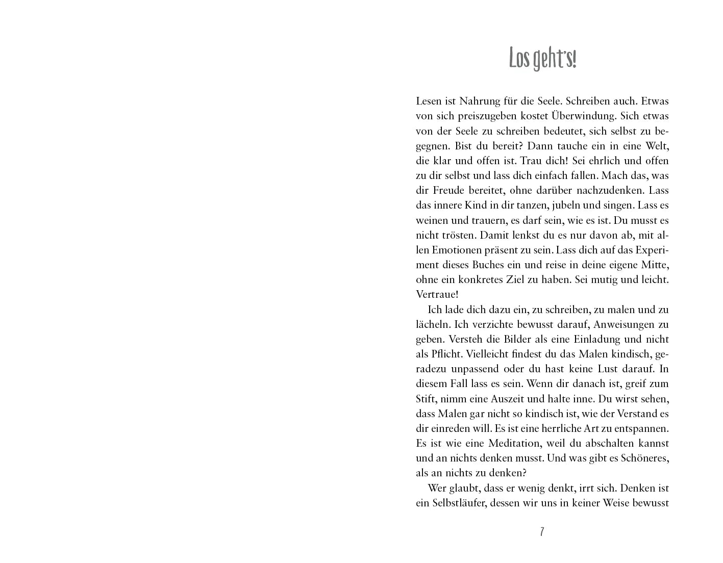 Innenansicht von 'Entdecke die Farben deiner Seele' - Gebundene Ausgabe