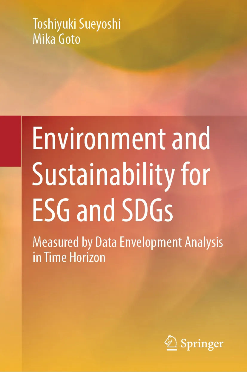 Cover: Environment and Sustainability for ESG and SDGs (E-Book) von Toshiyuki Sueyoshi