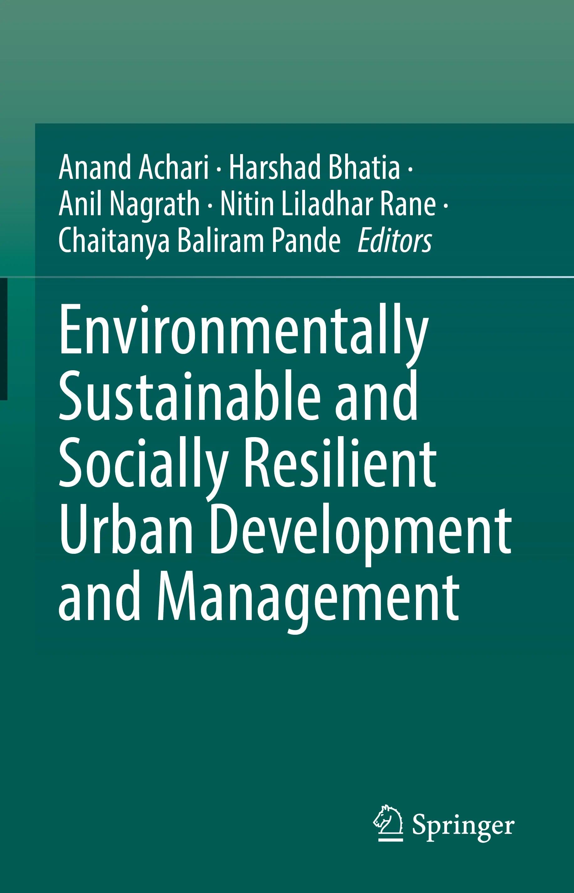 Cover: Environmentally Sustainable and Socially Resilient Urban Development and Management (E-Book)