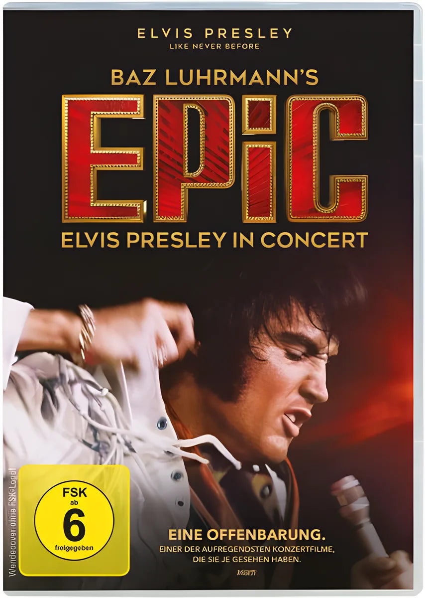 DVD-Cover: EPiC: Elvis Presley in Concert. Regie: Baz Luhrmann
