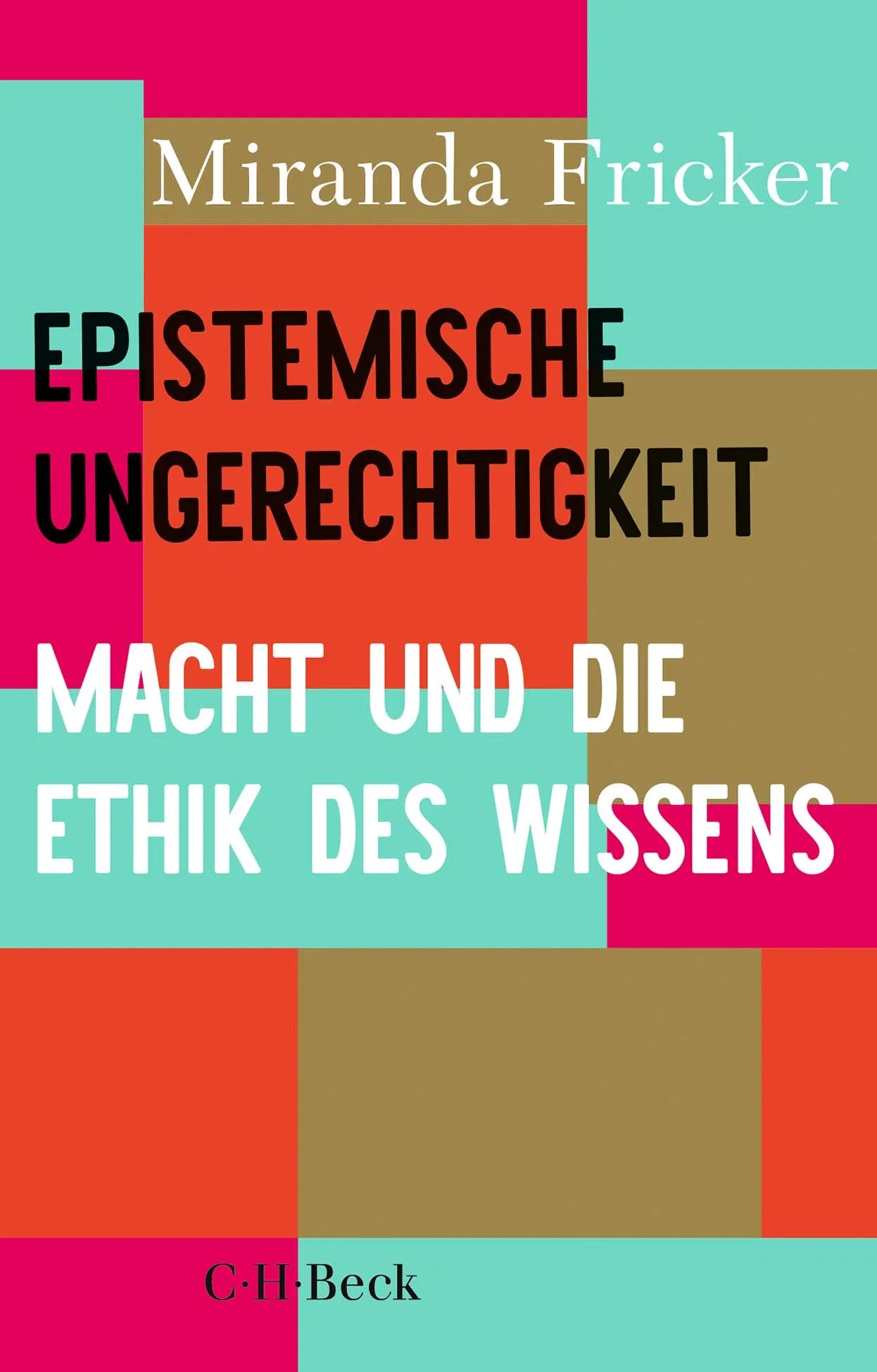 Cover: Epistemische Ungerechtigkeit (Taschenbuch) von Miranda Fricker