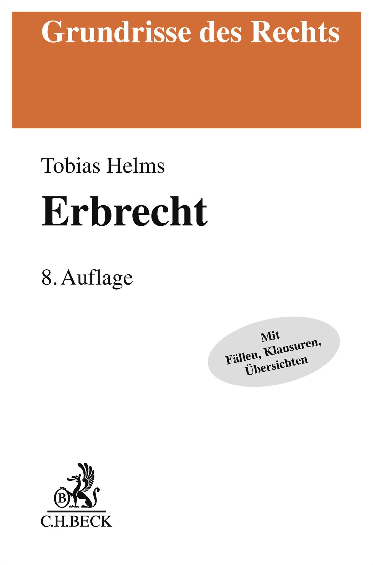 Buchcover von 'Erbrecht' - Taschenbuch von Rainer Frank
