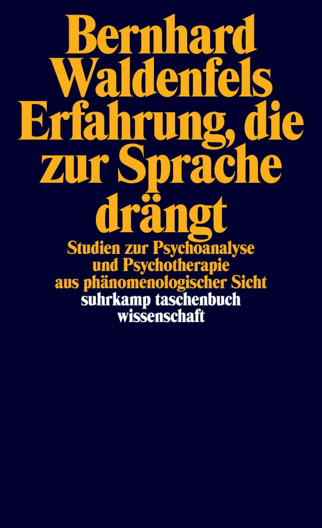 Buchcover von 'Erfahrung, die zur Sprache drängt' - Taschenbuch von Bernhard Waldenfels
