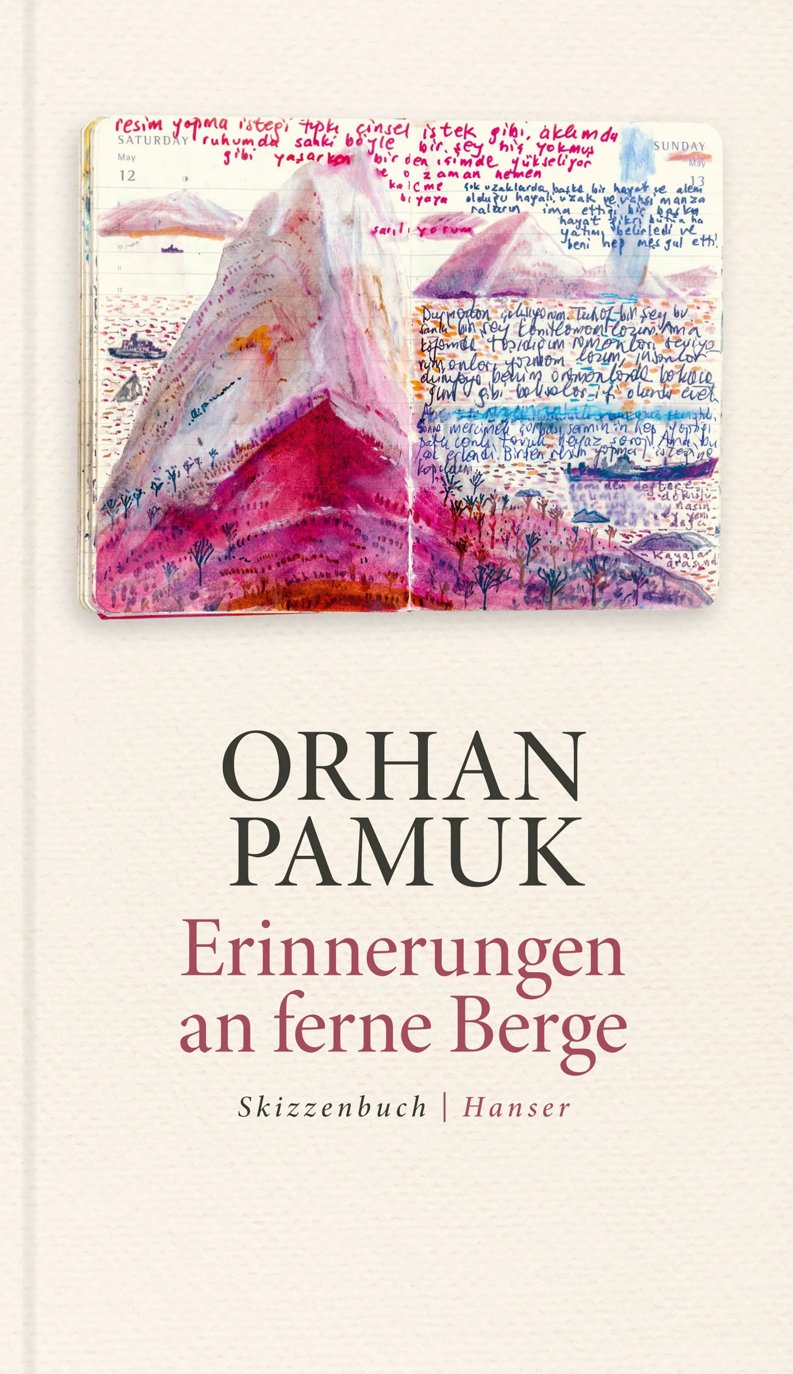 Buchcover von 'Erinnerungen an ferne Berge' - Gebundene Ausgabe von Orhan Pamuk