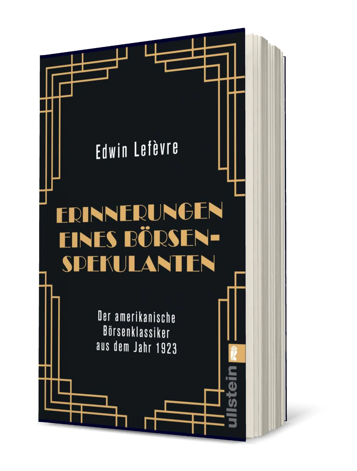 Buchcover von 'Erinnerungen eines Börsenspekulanten' - Taschenbuch von Edwin Lefèvre