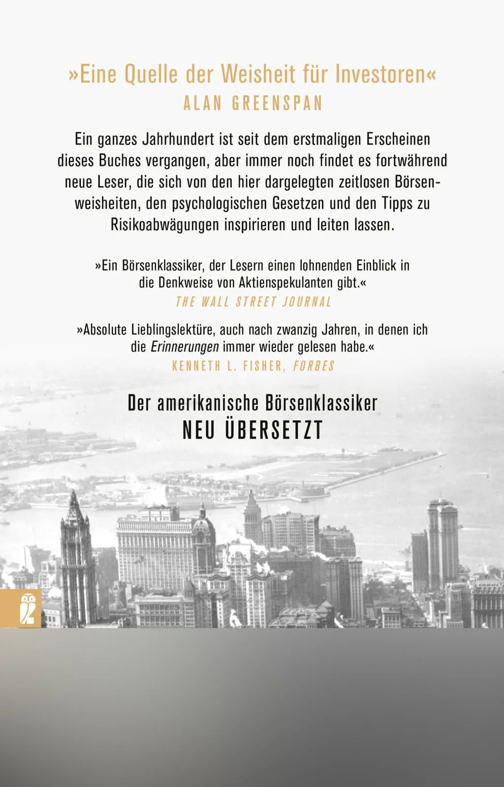 Rückseite: Erinnerungen eines Börsenspekulanten (Taschenbuch)