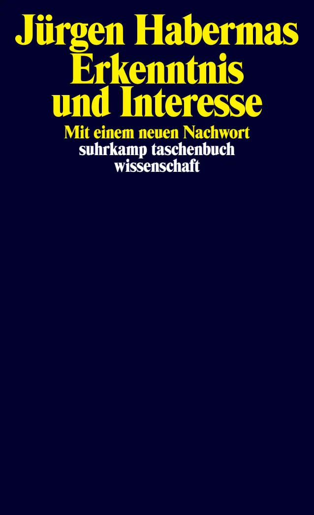 Buchcover von 'Erkenntnis und Interesse' - Taschenbuch von Jürgen Habermas
