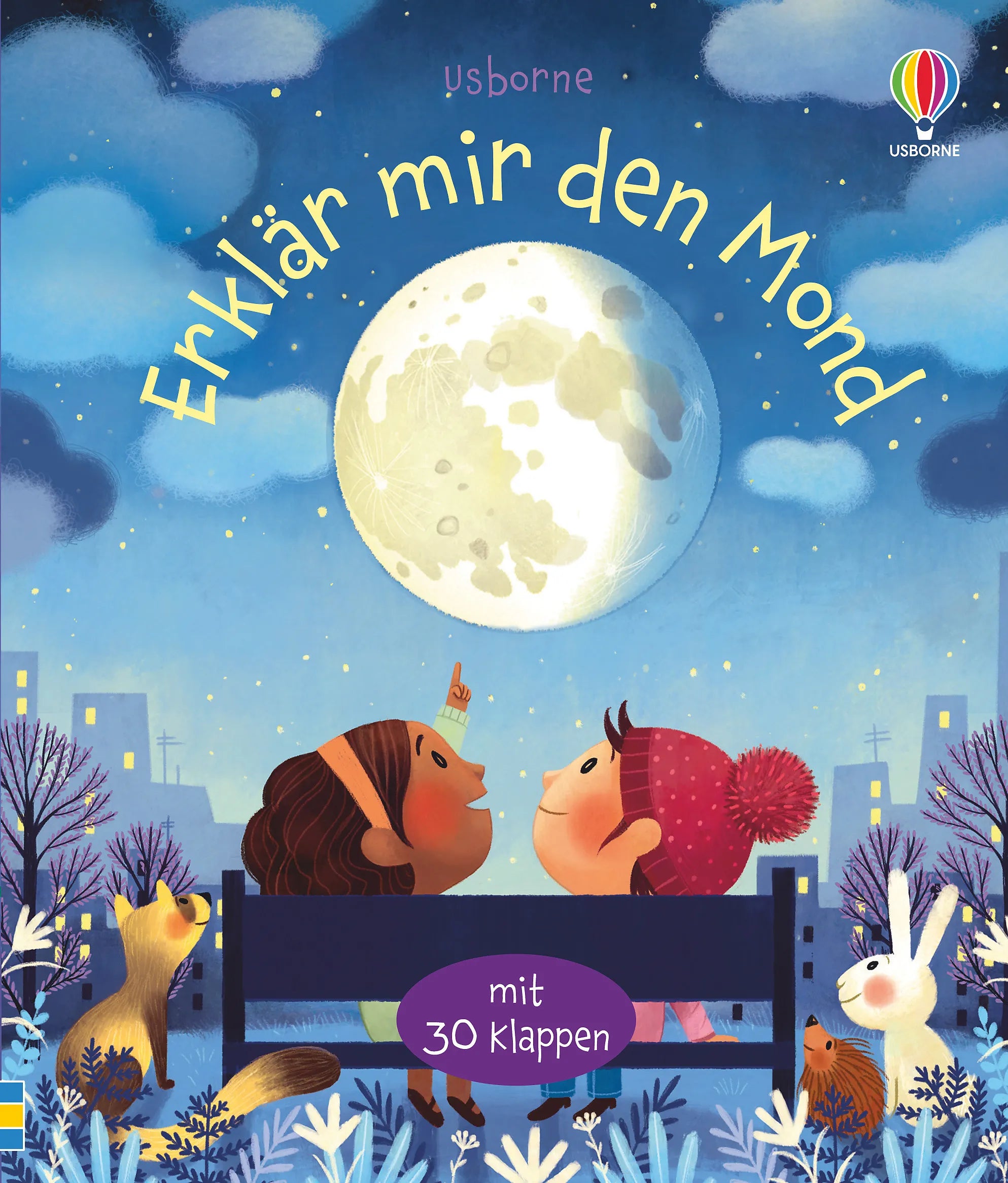 Buchcover von 'Erklär mir den Mond' - Gebundene Ausgabe von Katie Daynes
