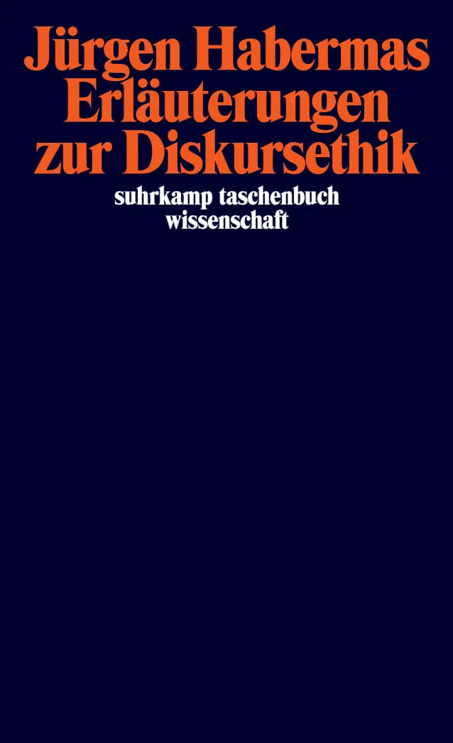 Buchcover von 'Erläuterungen zur Diskursethik' - Taschenbuch von Jürgen Habermas